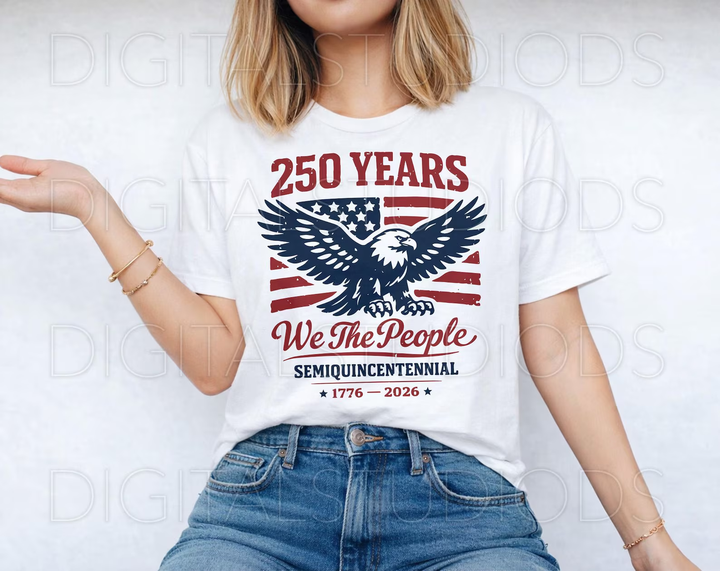 USA 250th Anniversary SVG Bundle, Patriotic PNG Designs, America 250 Years 1776–2026, We The People svg, independence Day png