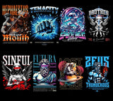 2000+ Streetwear T-Shirt PNG Designs Ultimate Bundle for POD & Clothing Brands, Urban Fashion Graphic Digital Download, Printable Designs,