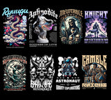 2000+ Streetwear T-Shirt PNG Designs Ultimate Bundle for POD & Clothing Brands, Urban Fashion Graphic Digital Download, Printable Designs,