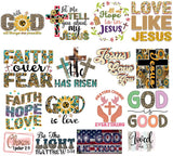 500+ Christian T-Shirt Designs PNG Bundle | Bible Verse Shirt PNG | Faith-Based Sublimation Files Jesus Christ Streetwear Urban