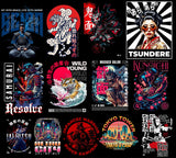 Over 200 high-quality Japanese culture T-shirt design PNGs featuring samurai, geisha, koi fish, katana, cherry blossoms, and ukiyo-e art. Perfect for POD, Japanese streetwear shirts, Asian vintage fashion, anime-inspired apparel, and Tokyo urban clothing designs. Transparent background. Ready-to-use Japan aesthetic clipart for t-shirts, hoodies, stickers, and more.