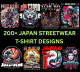 Over 200 high-quality Japanese culture T-shirt design PNGs featuring samurai, geisha, koi fish, katana, cherry blossoms, and ukiyo-e art. Perfect for POD, Japanese streetwear shirts, Asian vintage fashion, anime-inspired apparel, and Tokyo urban clothing designs. Transparent background. Ready-to-use Japan aesthetic clipart for t-shirts, hoodies, stickers, and more.