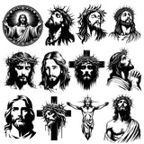 Jesus Christ svg, Jesus svg, Jesus face svg, Jesus silhouette svg, sacred heart svg, christian jesus svg, religious jesus svg, jesus line art svg, jesus portrait svg, crown of thorns svg, messiah svg, savior svg, jesus outline svg, crucifix jesus svg, catholic jesus svg, christian cricut files, jesus cut file, bible jesus art, holy jesus svg, jesus vector art