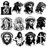 Jesus Christ svg, Jesus svg, Jesus face svg, Jesus silhouette svg, sacred heart svg, christian jesus svg, religious jesus svg, jesus line art svg, jesus portrait svg, crown of thorns svg, messiah svg, savior svg, jesus outline svg, crucifix jesus svg, catholic jesus svg, christian cricut files, jesus cut file, bible jesus art, holy jesus svg, jesus vector art