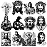 Jesus Christ svg, Jesus svg, Jesus face svg, Jesus silhouette svg, sacred heart svg, christian jesus svg, religious jesus svg, jesus line art svg, jesus portrait svg, crown of thorns svg, messiah svg, savior svg, jesus outline svg, crucifix jesus svg, catholic jesus svg, christian cricut files, jesus cut file, bible jesus art, holy jesus svg, jesus vector art